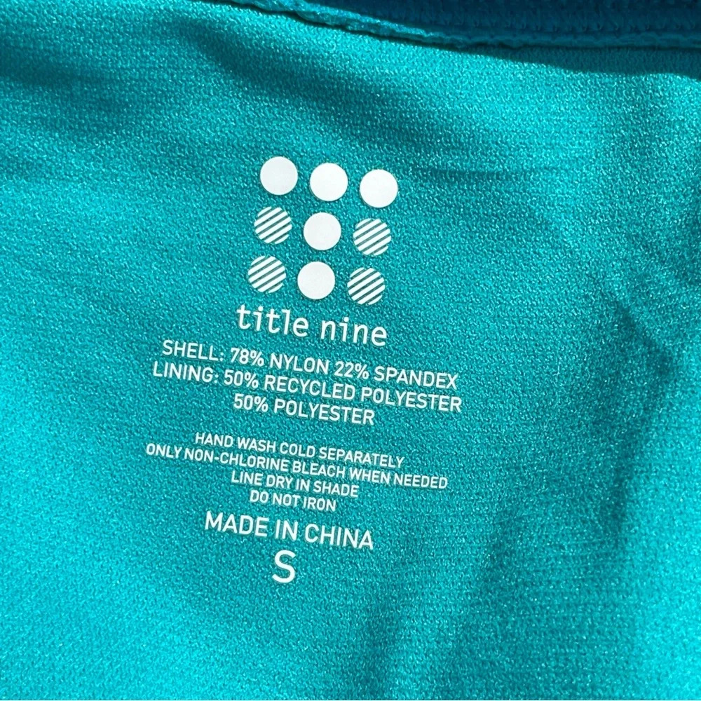 NWT Title Nine Lehua Bikini Bottoms Teal Sz S - Picture 4 of 10